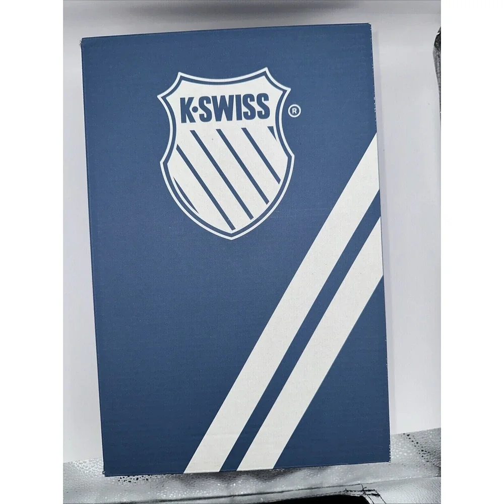K-Swiss Men's‎ Tubes Sport Athletic Shoes – White/Black – Size 8.5- NEW
